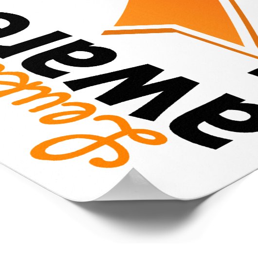 Leukemie Bewustheid 5 Poster (Hoek)