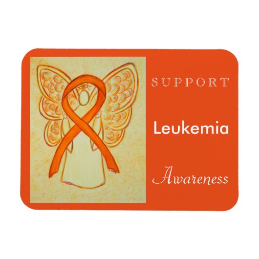 Leukemie Bewustheid Angel Custom Magnet Magneet (Horizontaal)