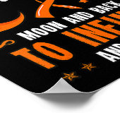 Leukemie Bewustheid Bloedkanker Beenmerg Gift Poster (Hoek)