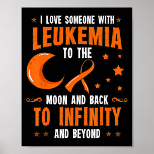 Leukemie Bewustheid Bloedkanker Beenmerg Gift Poster