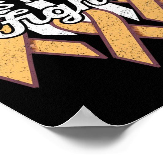 Leukemie Bewustheid Haar strijd is mijn strijd Poster (Hoek)