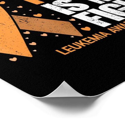 Leukemie Bewustheid Haar strijd is mijn strijd teg Poster (Hoek)