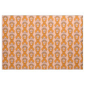 Leukemie Bewustheid Hartlint  naam Stof (Fat Quarter)