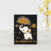 Leukemie Bewustheid Kaart (Gele Bloem)