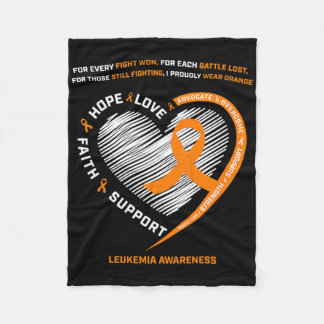 Leukemie Bewustheid Mannen Vrouwen Kinder familie Fleece Deken