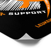 Leukemie Bewustheid Mannen Vrouwen Kinder familie  Poster (Hoek)