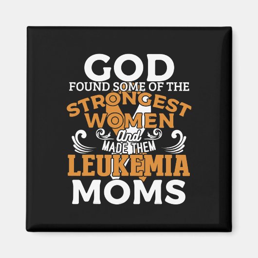 Leukemie Bewustheid Oranje lintje Magneet (Voorkant)