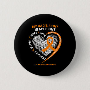 Leukemie Bewustheid Pap Mannen Vrouwen geven leuke Ronde Button 5,7 Cm