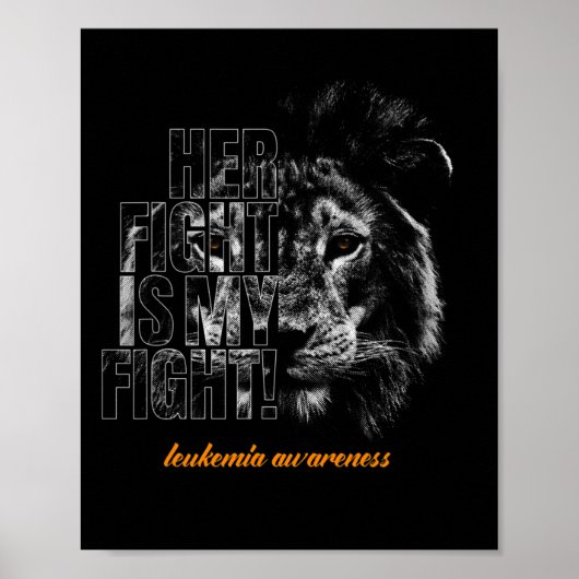 Leukemie Bewustheid Poster (Voorkant)