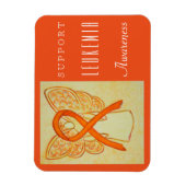 Leukemie Bewustheid Ribbon Angel Custom Magnets Magneet (Verticaal)