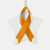 Leukemie Bewustheid Ribbon Keramisch Ornament (Rechts)