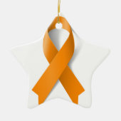 Leukemie Bewustheid Ribbon Keramisch Ornament (Voorkant)
