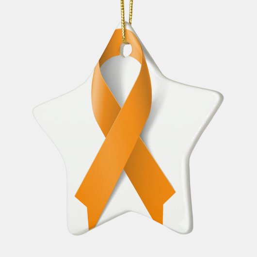 Leukemie Bewustheid Ribbon Keramisch Ornament (Links)