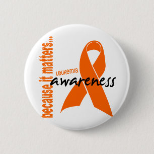 Leukemie Bewustheid Ronde Button 5,7 Cm