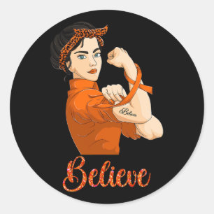 Leukemie Bewustheid Ronde Sticker