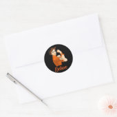 Leukemie Bewustheid Ronde Sticker (Envelop)