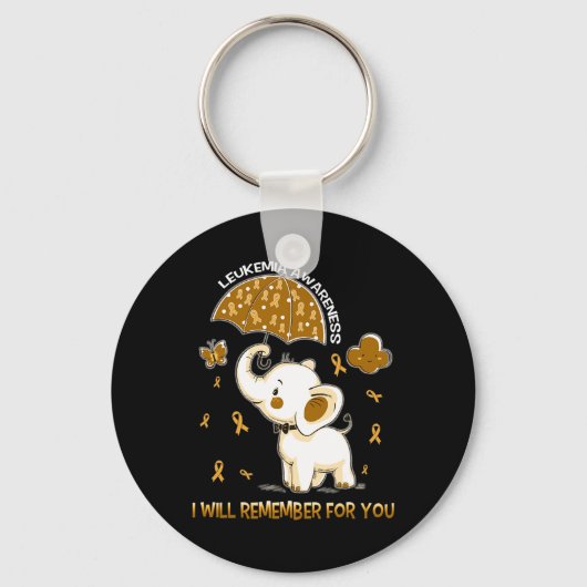 Leukemie Bewustheid Sleutelhanger (Voorkant)