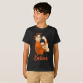 Leukemie Bewustheid T-shirt (Voorkant volledig)