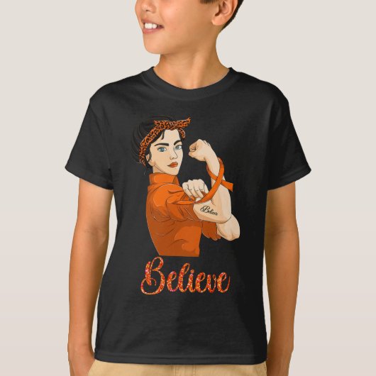 Leukemie Bewustheid T-shirt (Voorkant)
