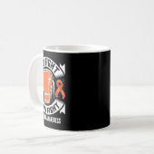 Leukemie Bewustheid Zijn strijd is mijn strijd Koffiemok (Voorkant links)