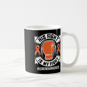 Leukemie Bewustheid Zijn strijd is mijn strijd Koffiemok