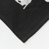 Leukemie Bewustmaaltijd Amerikaanse vlag Ik ben ee Fleece Deken (Hoek)