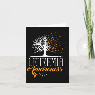 Leukemie Bewustmakende Maand Butterfly Tree Bloedk Kaart