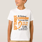 Leukemie Bewustmakende Maand T-shirt (Voorkant)