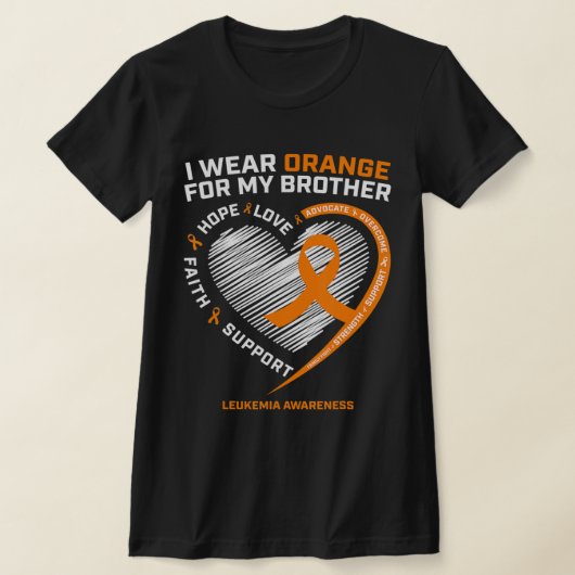 Leukemie Bewustmaking Broeder geeft Kind leukemie  T-shirt (Laagn)
