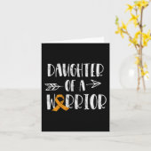 Leukemie Bewustmaking Dochter van een aangeboren b Kaart (Gele Bloem)