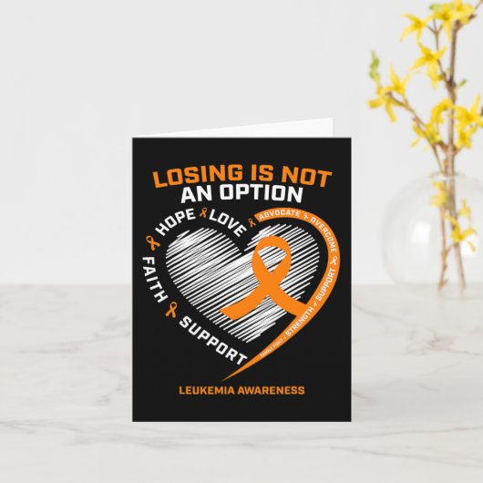 Leukemie Bewustmaking Mannen Vrouwen Kind Le Kaart (Gele Bloem)