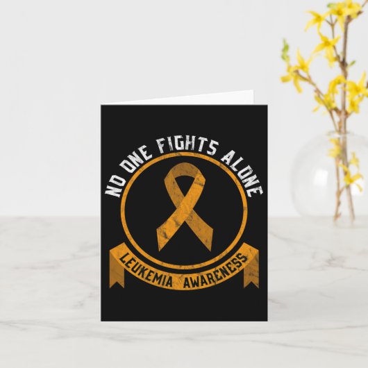 Leukemie Bewustmaking van de Stigma Bloedkanker Kaart (Gele Bloem)