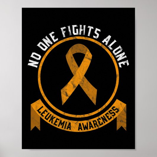 Leukemie Bewustmaking van de Stigma Bloedkanker Poster (Voorkant)