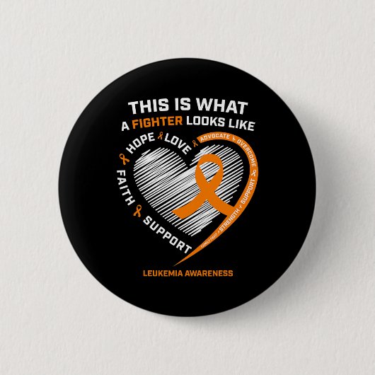 Leukemie Bewustmaking Vocht Mannen Vrouwen Mam Pap Ronde Button 5,7 Cm (Voorkant)