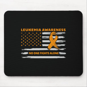 Leukemie Bewustmaking we bestrijden kanker samen m Muismat