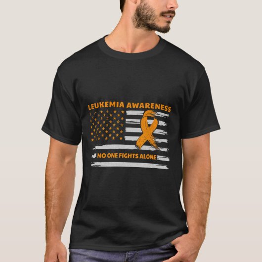 Leukemie Bewustmaking we bestrijden kanker samen m T-shirt (Voorkant)