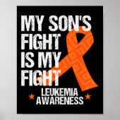 Leukemie Bewustmaking Zoon Strijd tegen Oranje koo Poster (Voorkant)