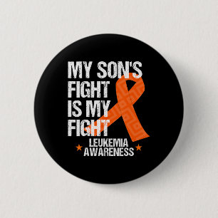 Leukemie Bewustmaking Zoon Strijd tegen Oranje koo Ronde Button 5,7 Cm