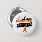 Leukemie Bewustmakingskwesties Ronde Button 5,7 Cm (Voorkant /achterkant)