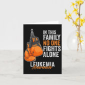 Leukemie Bewustmakingsmaand Borstkanker Handschoen Kaart (Gele Bloem)