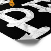 Leukemie Bewustmakingsmaand Hoop  bloedkanker Poster (Hoek)