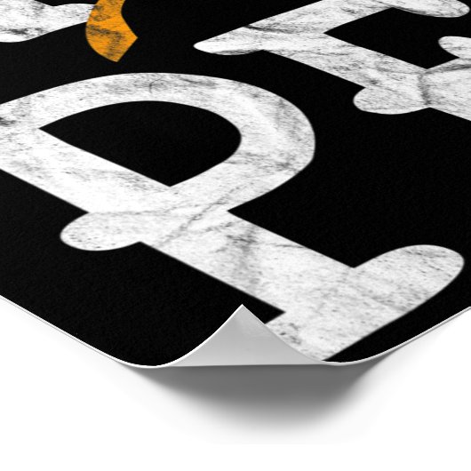 Leukemie Bewustmakingsmaand Hoop bloedkanker Poster (Hoek)