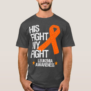 Leukemie Bewustmakingsmaand Zijn strijd tegen Oran T-shirt