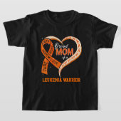 Leukemie Bewustwording van een leukemiekwachter bi T-shirt (Laagn)