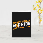 Leukemie Bewustzijn als een aansteker met bloed Kaart (Gele Bloem)