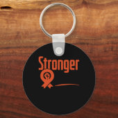 Leukemie Bewustzijn bij bloedkanker Sterker strijd Sleutelhanger (Voorkant)