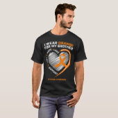 Leukemie Bewustzijn Broeder Kinder Leukemie Bewust T-shirt (Voorkant volledig)