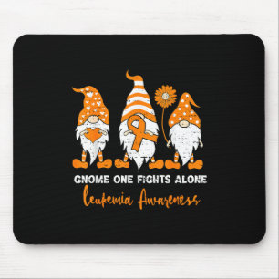 Leukemie bewustzijn Gnome lint Oranje Steun Meisje Muismat