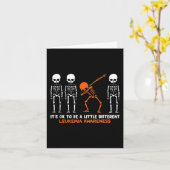 Leukemie Bewustzijn Het is OK om een beetje anders Kaart (Gele Bloem)