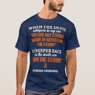 Leukemie bewustzijn Ik ben het Storm in deze famil T-shirt
